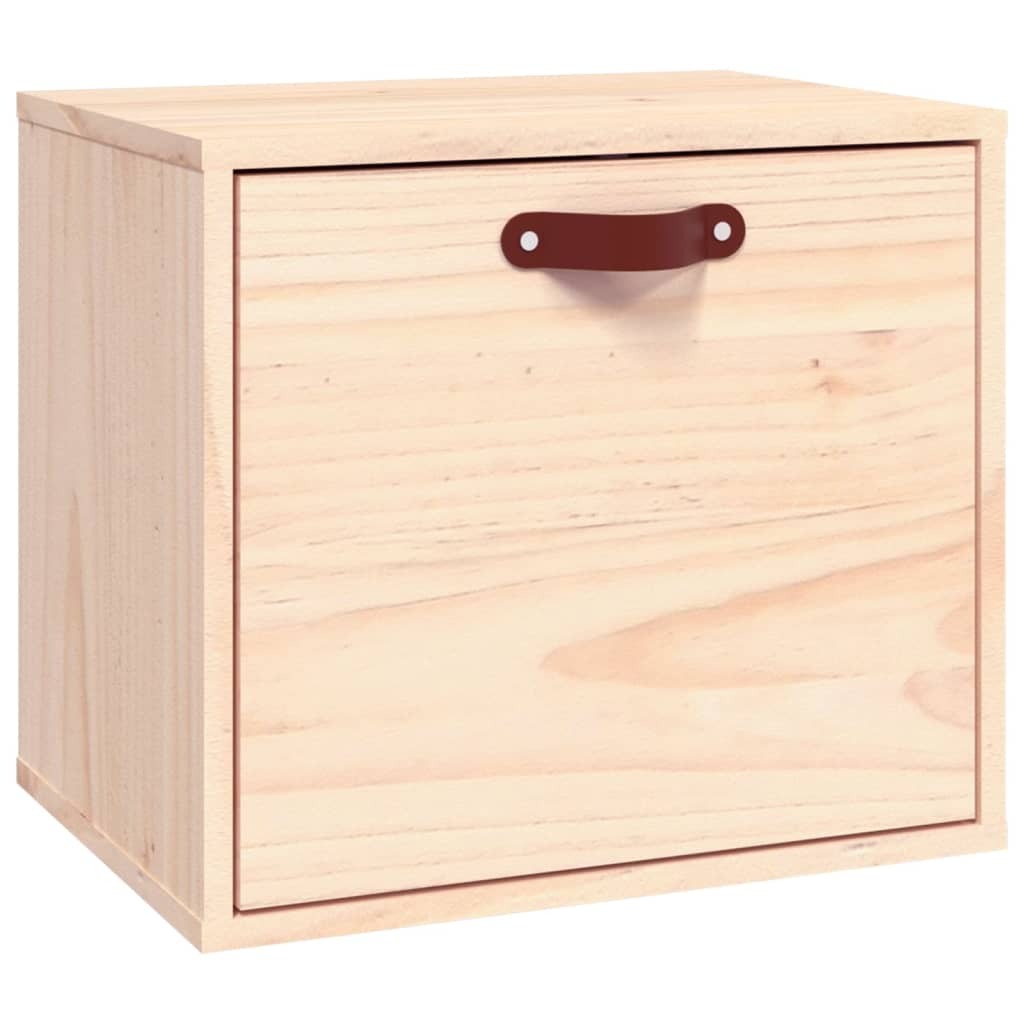 Wall Cabinet 40x30x35 cm Solid Wood Pine