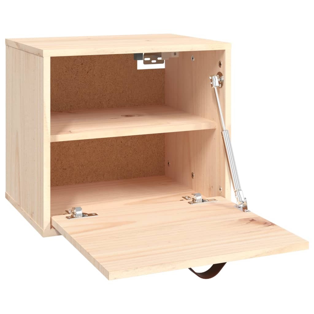 Wall Cabinet 40x30x35 cm Solid Wood Pine