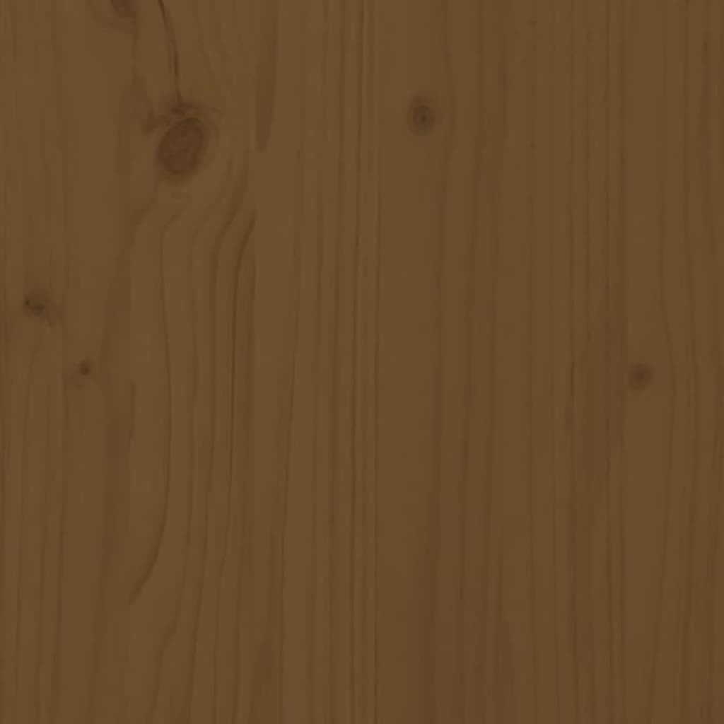 Plant Stand Honey Brown 104.5x25x109.5 cm Solid Wood Pine