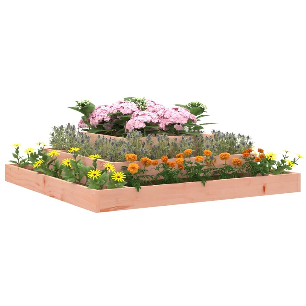 Planter 110x110x27 cm Solid Wood Douglas