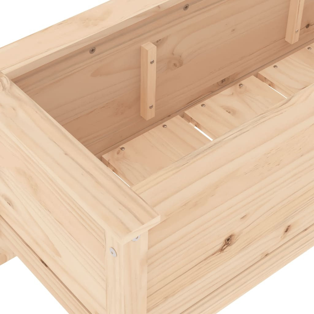 Garden Raised Bed 199.5x40x39 cm Solid Wood Pine