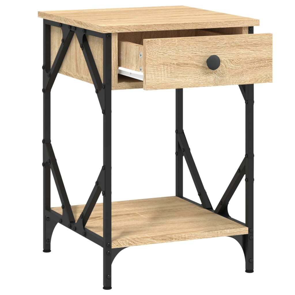 Bedside Cabinets 2 pcs Sonoma Oak 40x42x60 cm Engineered Wood
