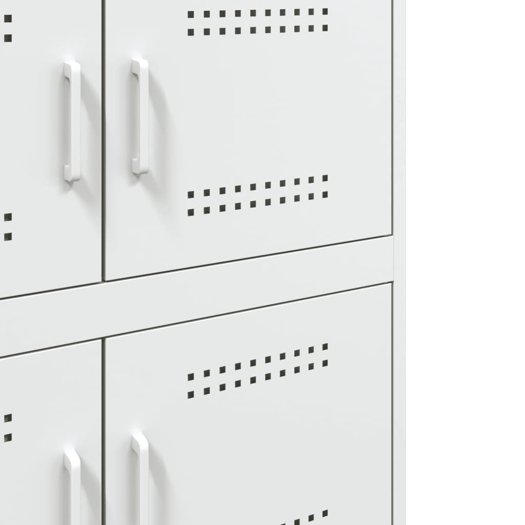 Sideboard White 68x39x79 cm Steel