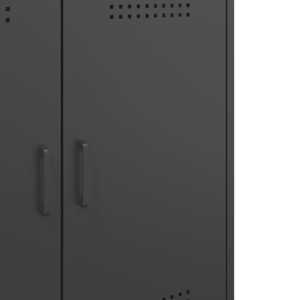 Sideboard Black 68x39x79 cm Steel