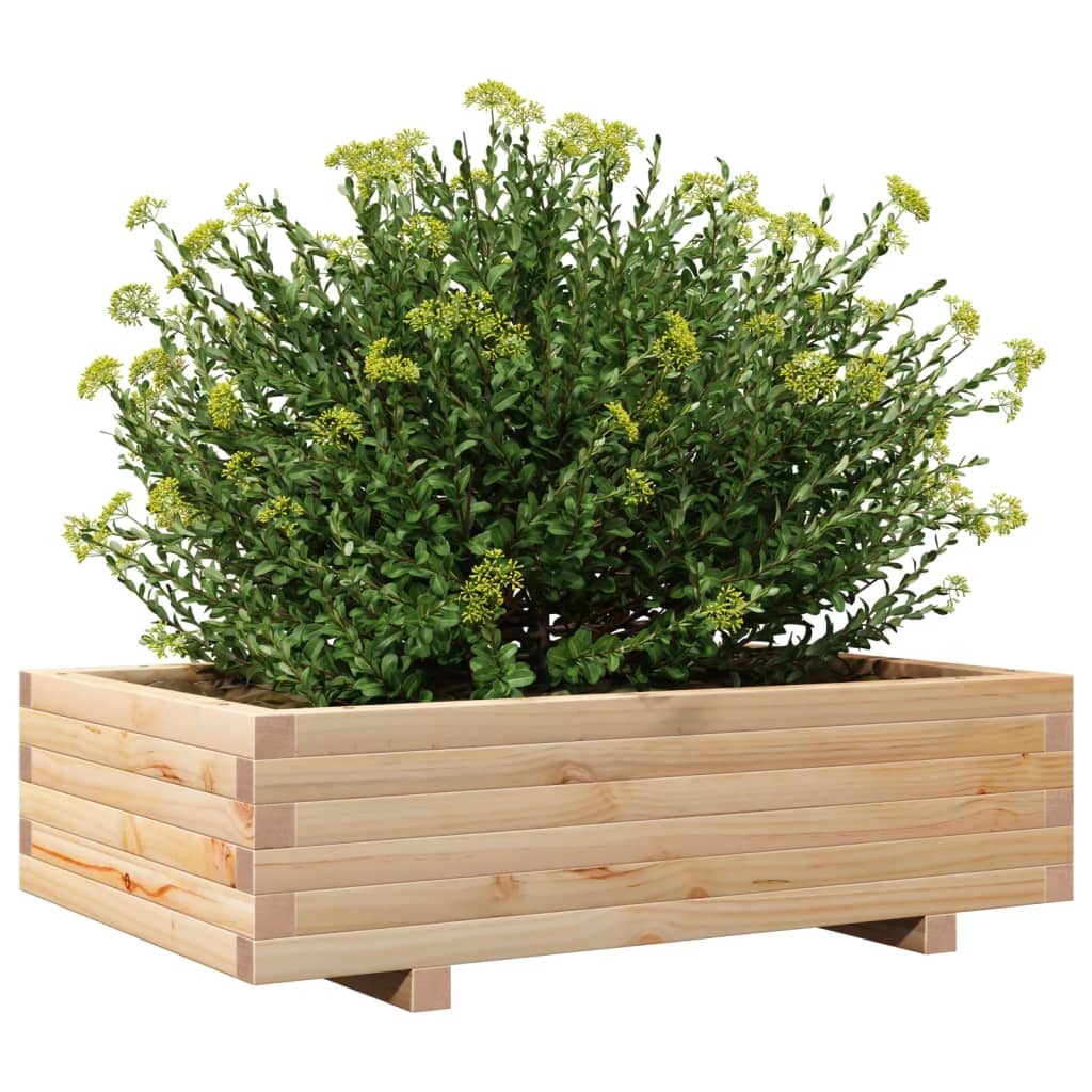 Garden Planter 90x60x26.5 cm Solid Wood Pine