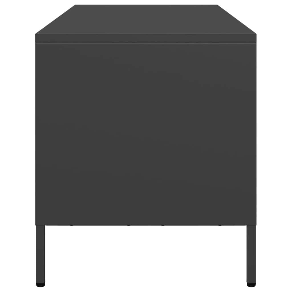 TV Cabinet Black 101.5x39x43.5 cm Cold-rolled Steel
