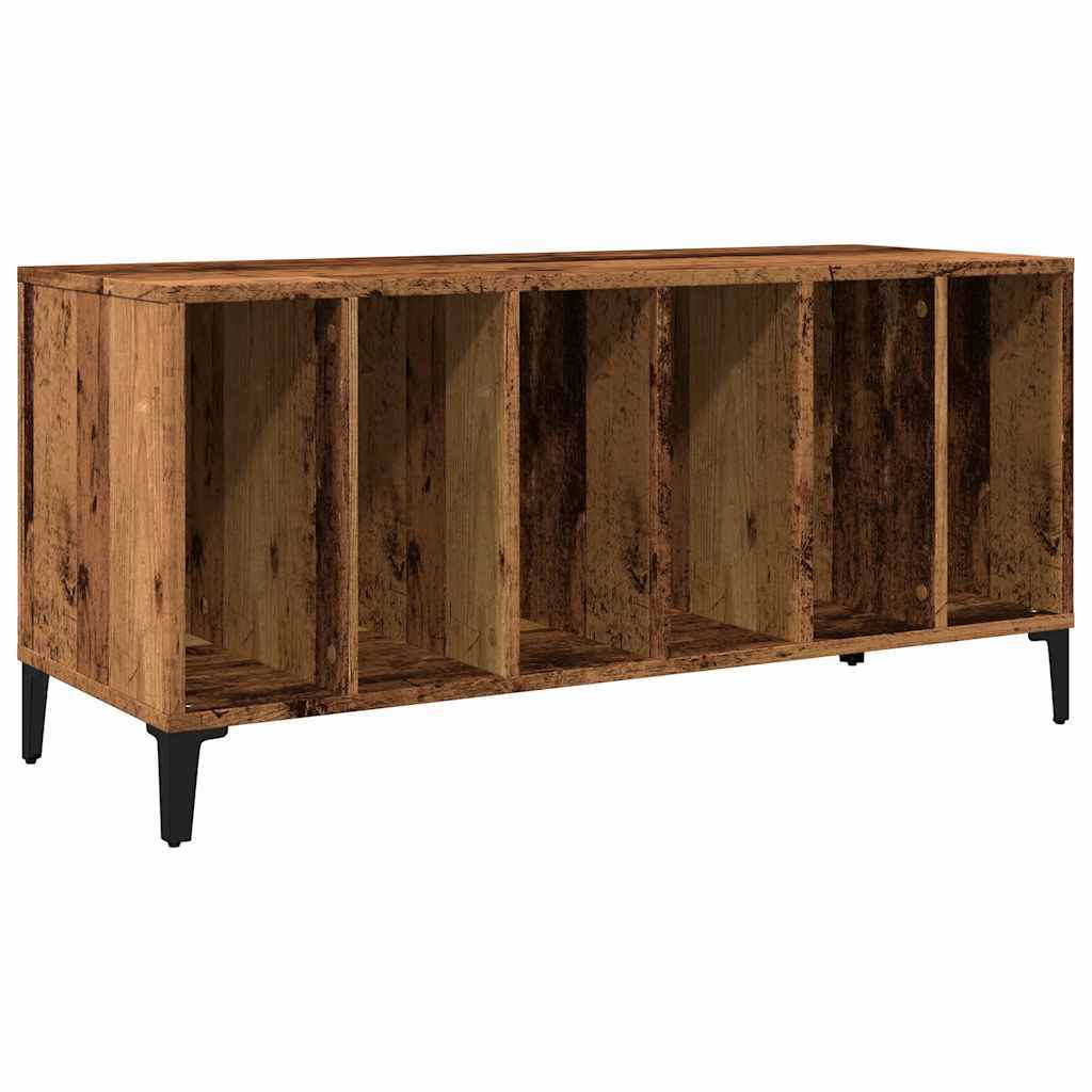 Record Cabinet Old Wood 100x38x48 cm Engineered Wood