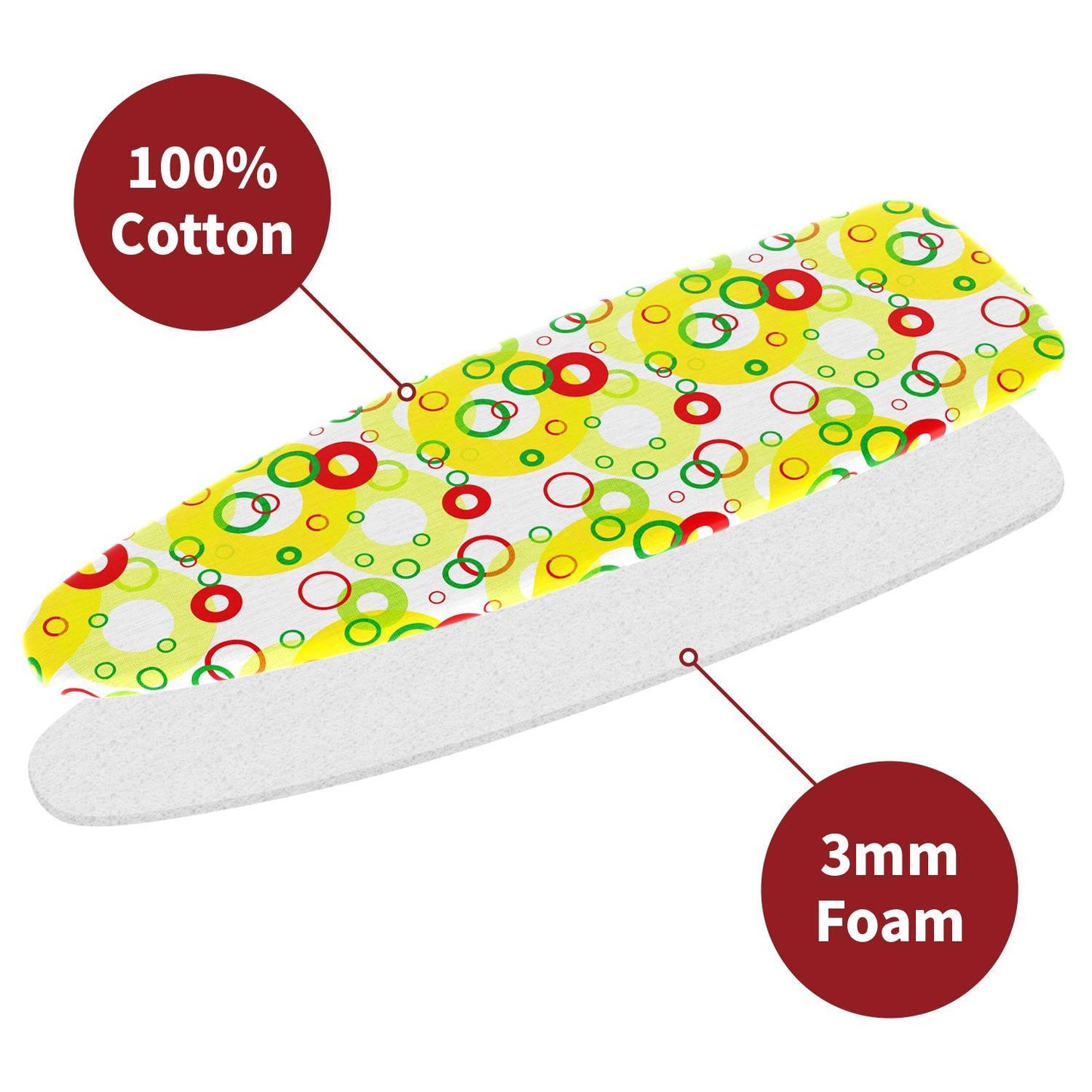 Vinsani ironing board cover bubbles 1010099
