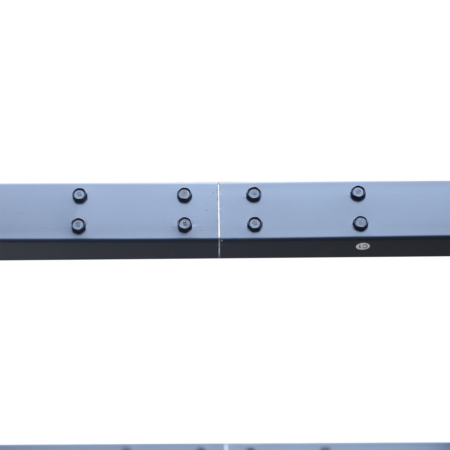 3x3 m Metal Pergola, 300Lx300Wx230H cm-Black