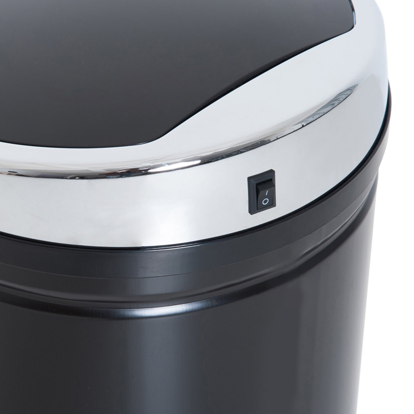42L Sensor Trash Can W/ Bucket-Black