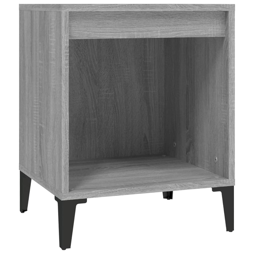 Bedside Cabinets 2 pcs Grey Sonoma 40x35x50 cm