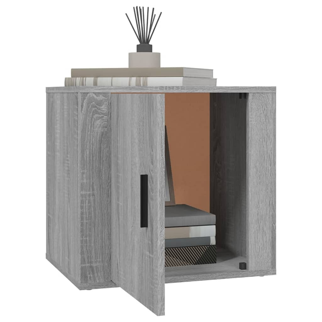 Bedside Cabinets 2 pcs Grey Sonoma 50x39x47 cm