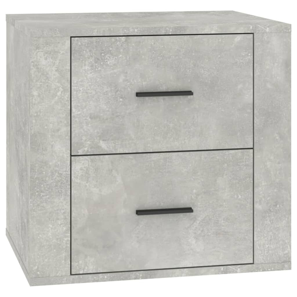 Bedside Cabinet Concrete Grey 50x39x47 cm
