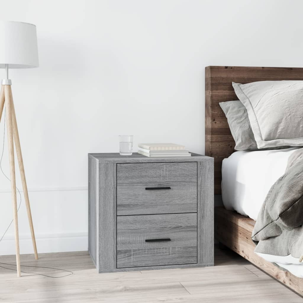 Bedside Cabinet Grey Sonoma 50x39x47 cm