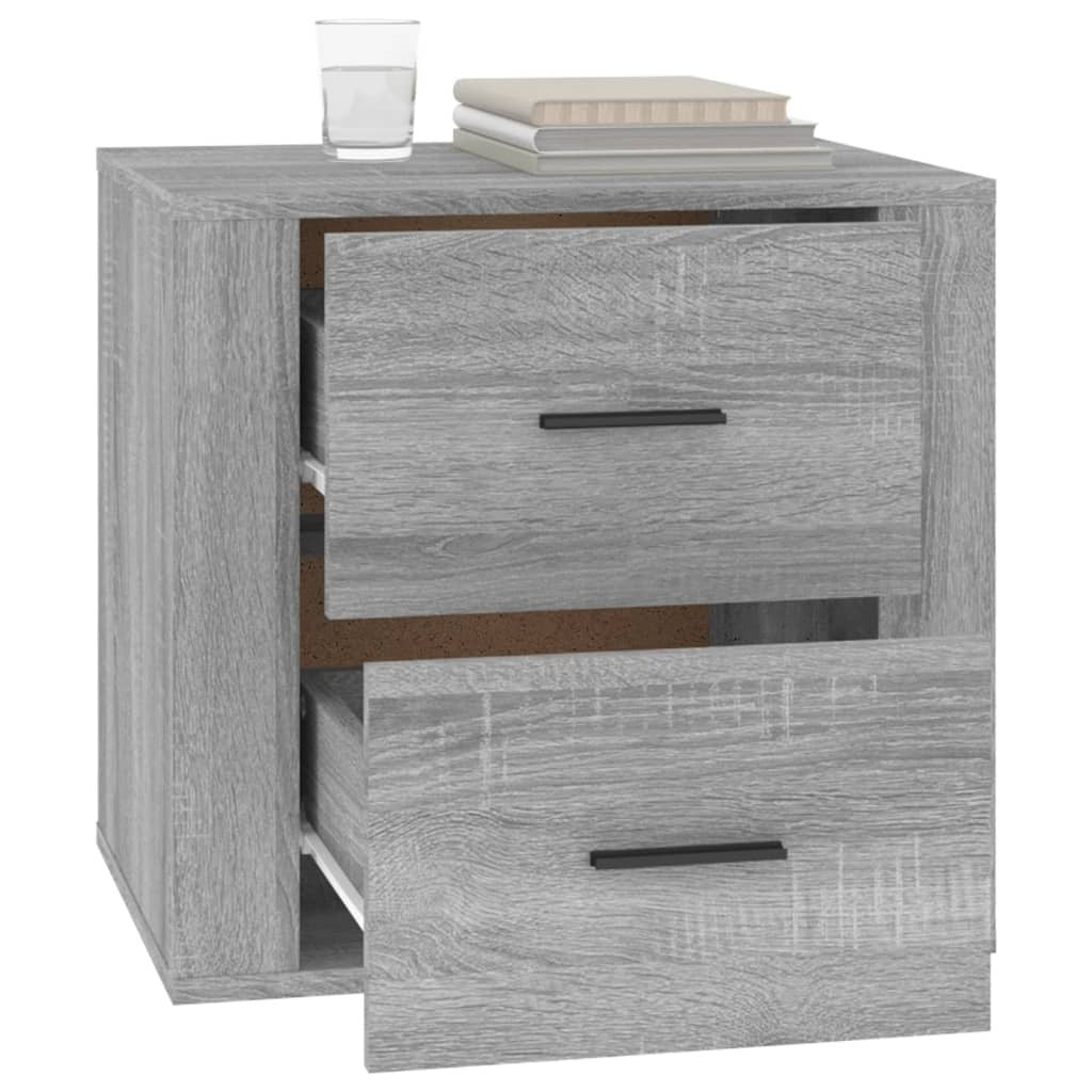 Bedside Cabinet Grey Sonoma 50x39x47 cm