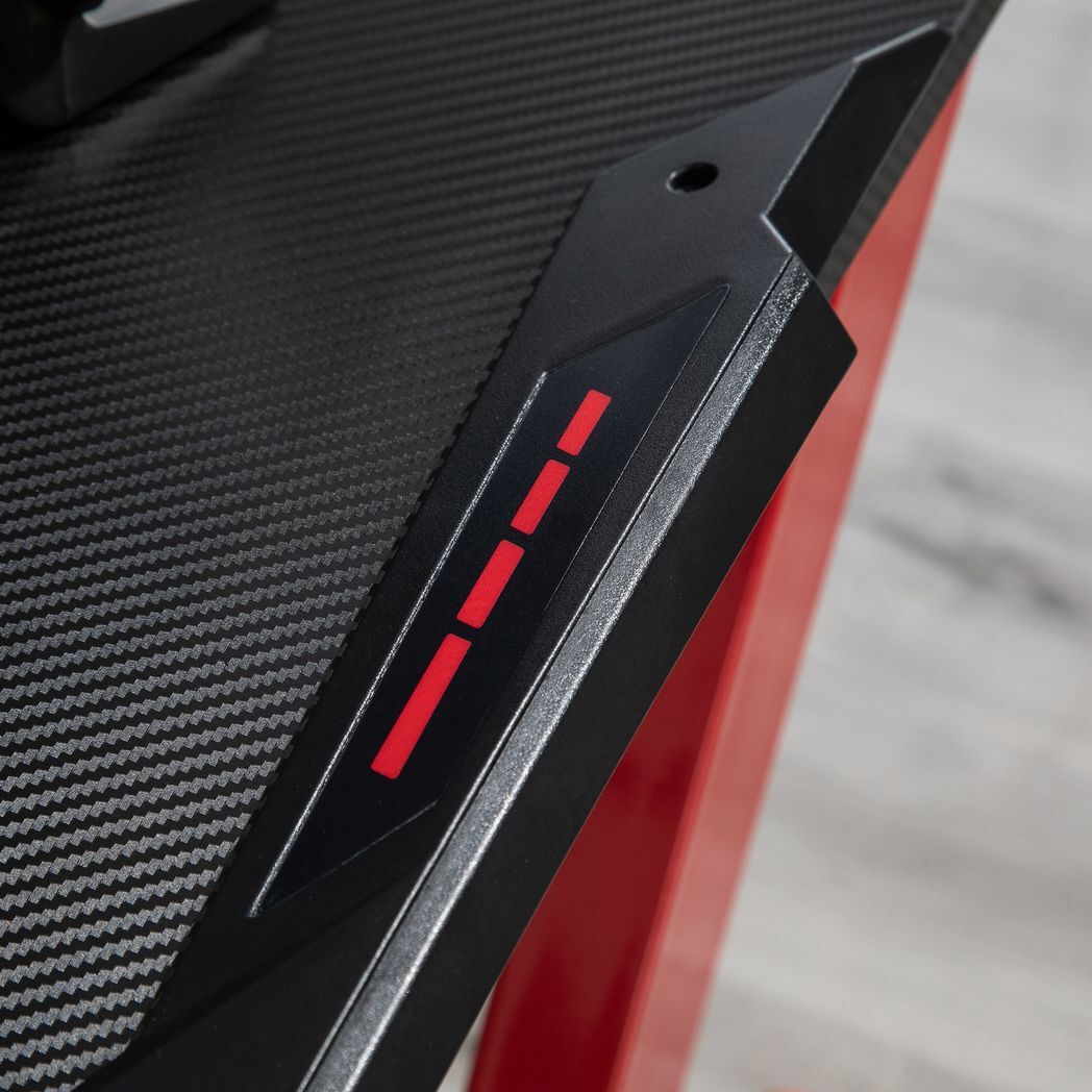 Gaming Desk with Gamepad Holder Cup Holder Headphone Hook Home Office