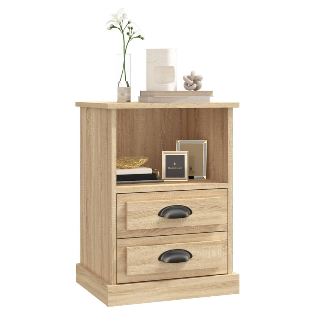 Bedside Cabinets 2 pcs Sonoma Oak 43x36x60 cm