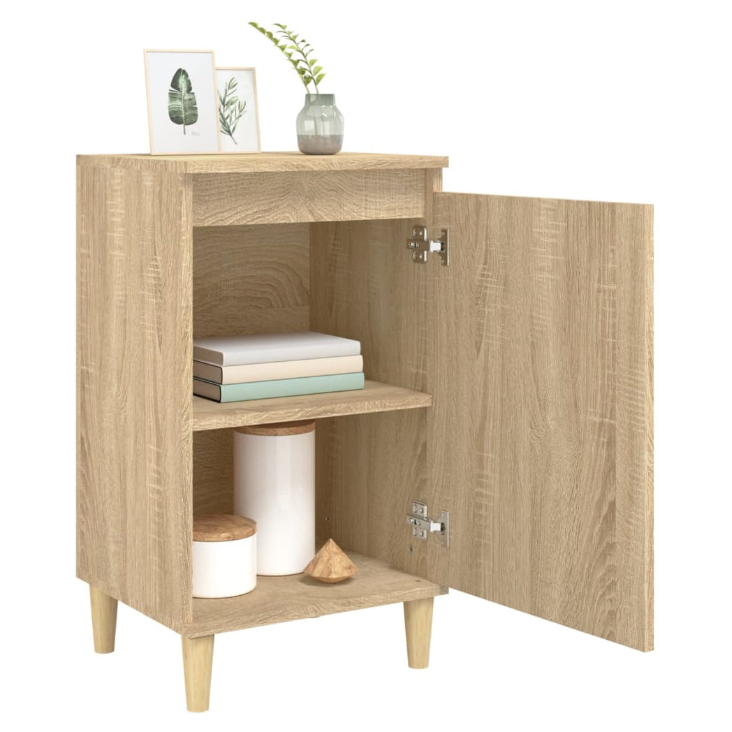 Bedside Cabinets 2 pcs Sonoma Oak 40x35x70 cm Engineered Wood