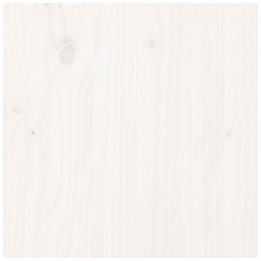 Table Top White 70x2.5 cm Solid Wood Pine