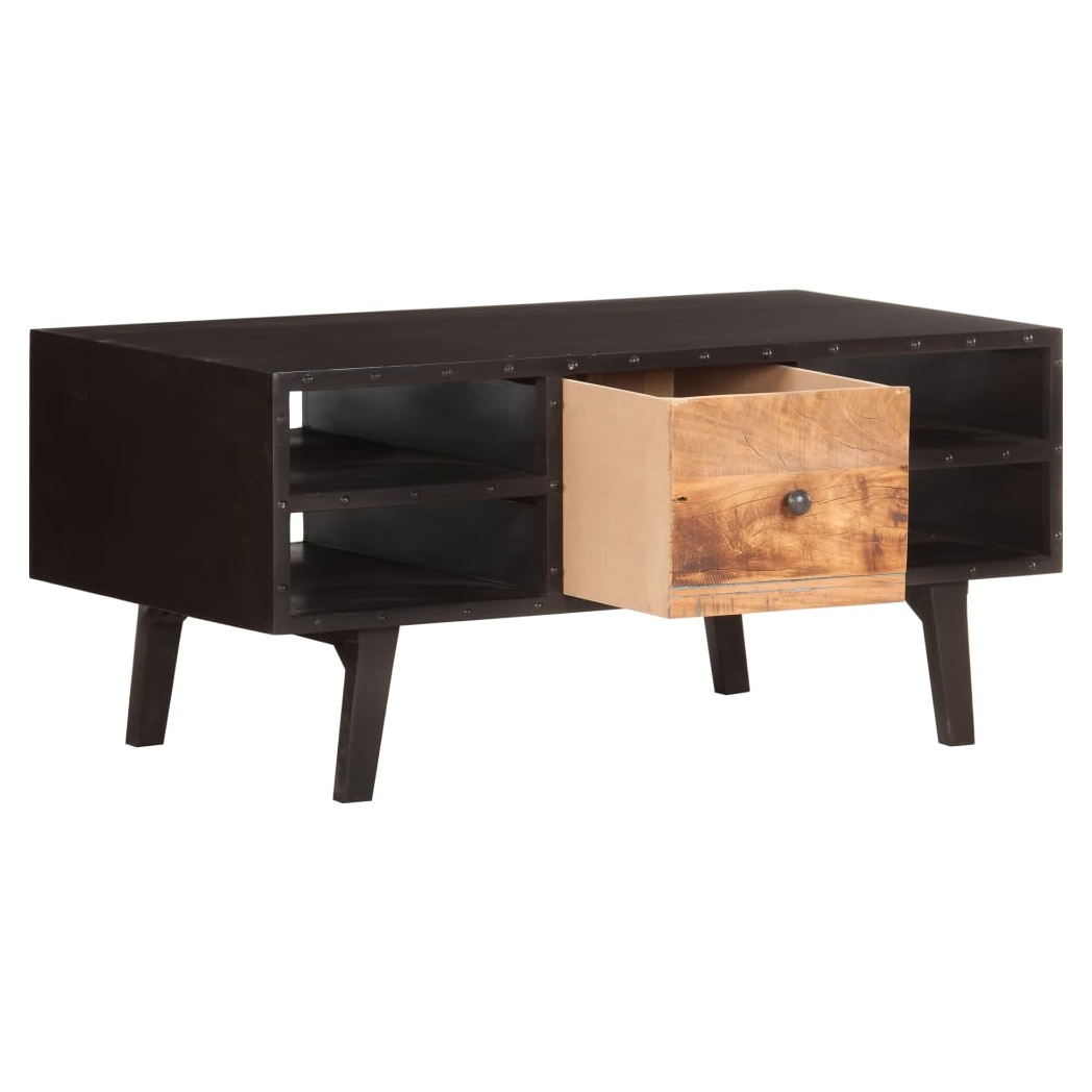 Coffee Table 100x50x45 cm Solid Reclaimed Wood