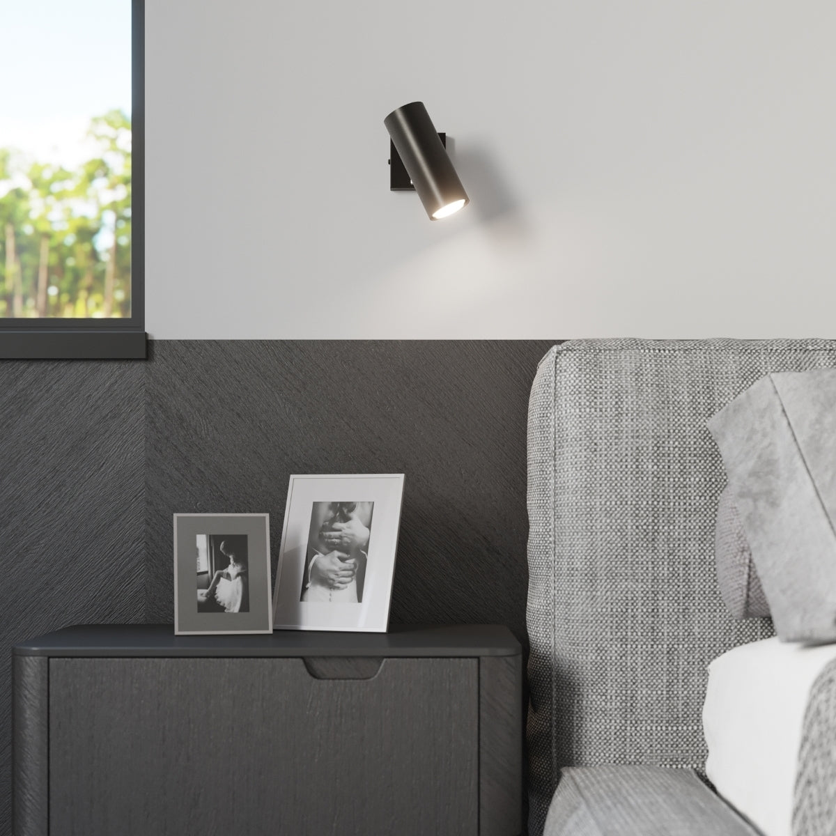 Wall lamp steel Direzione modern Design GU10