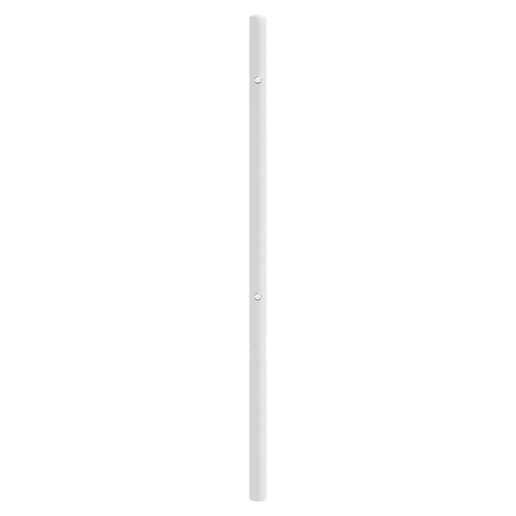 Metal Headboard White 120 cm