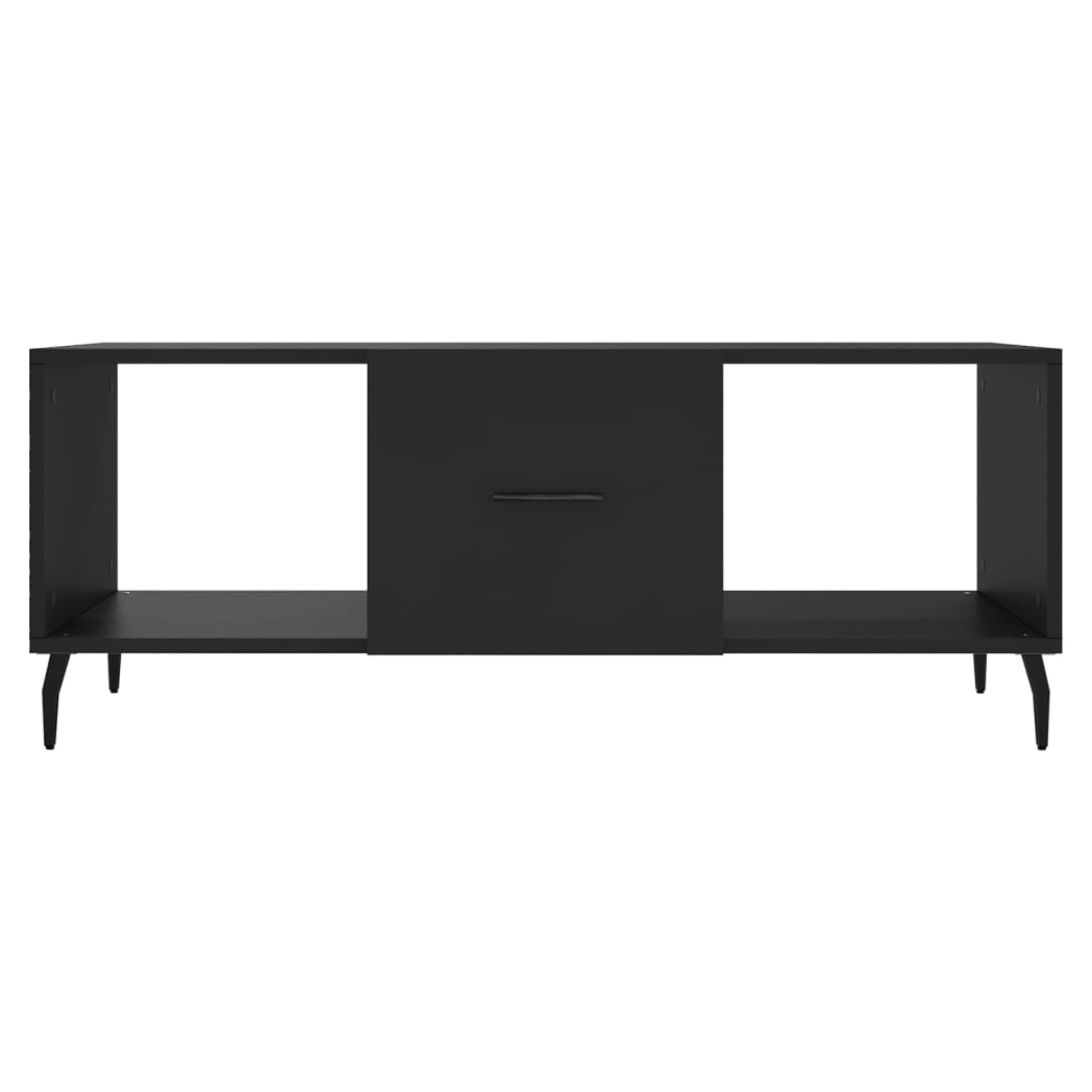 Coffee Table Black 102x50x40 cm Engineered Wood