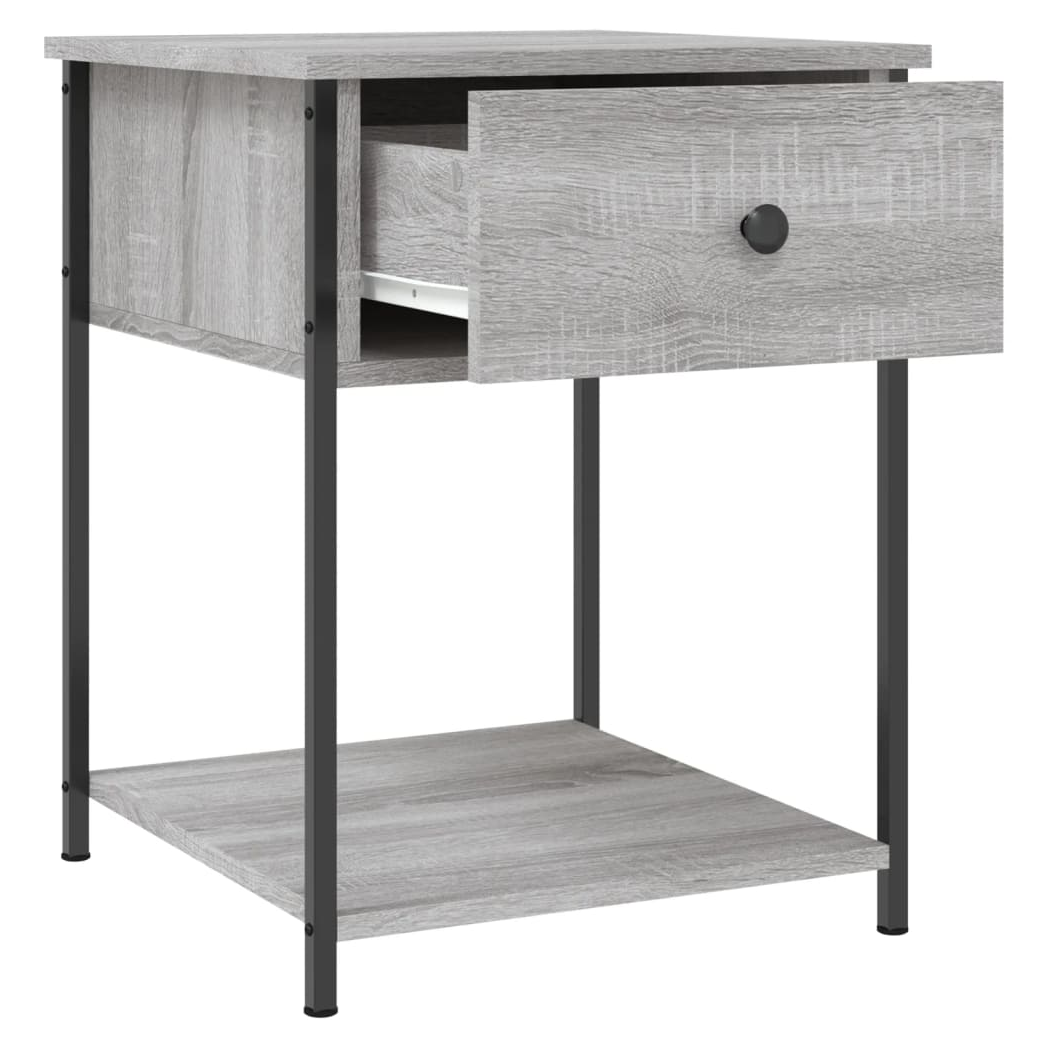 Bedside Table Grey Sonoma 44x45x58 cm Engineered Wood