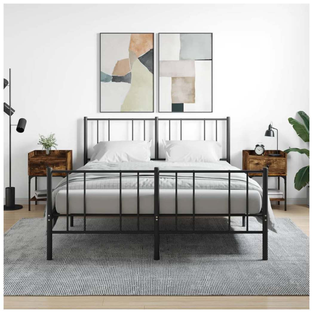 Bedside Tables 2 pcs Smoked Oak 40.5x31x60 cm Engineered Wood