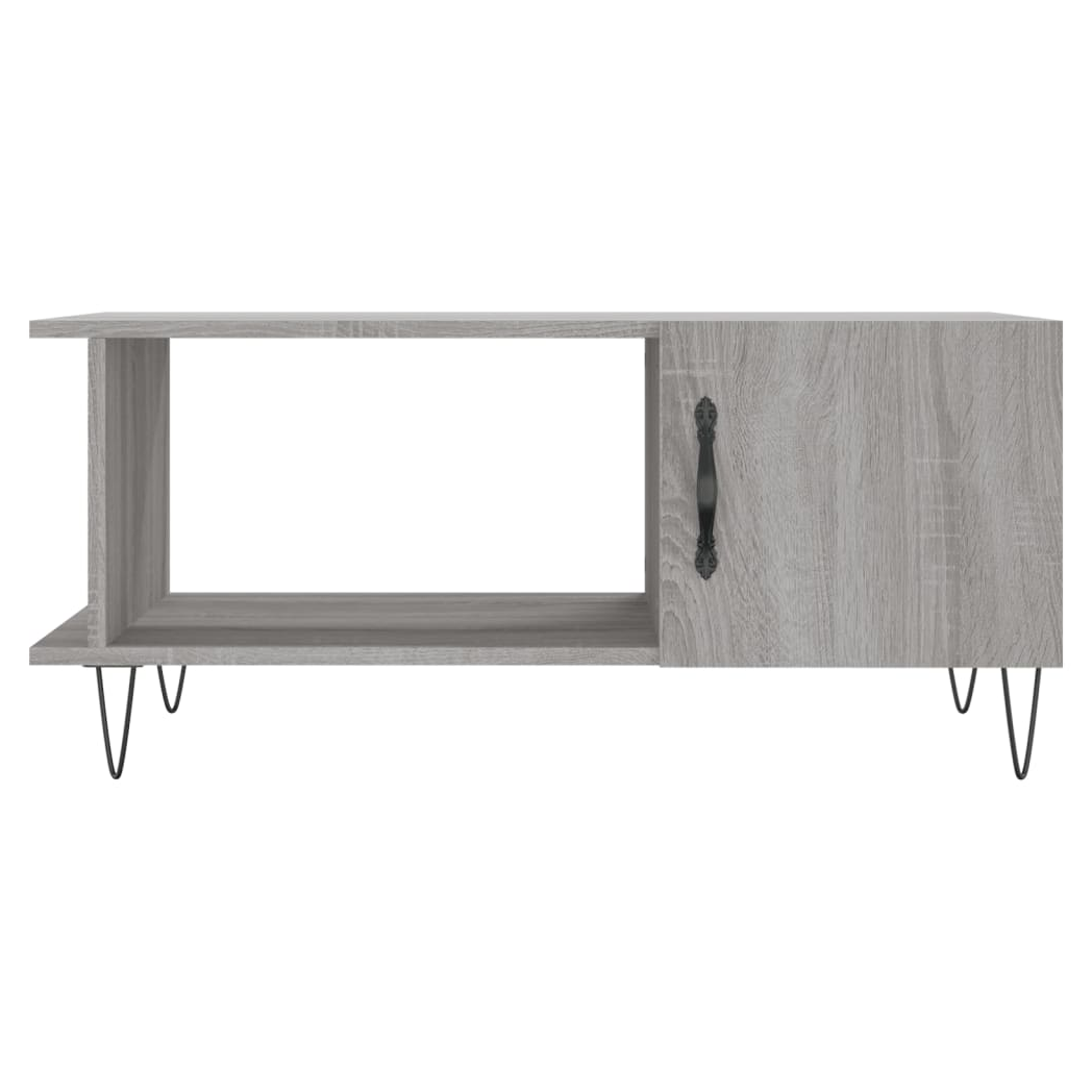 Coffee Table Grey Sonoma 90x50x40 cm Engineered Wood