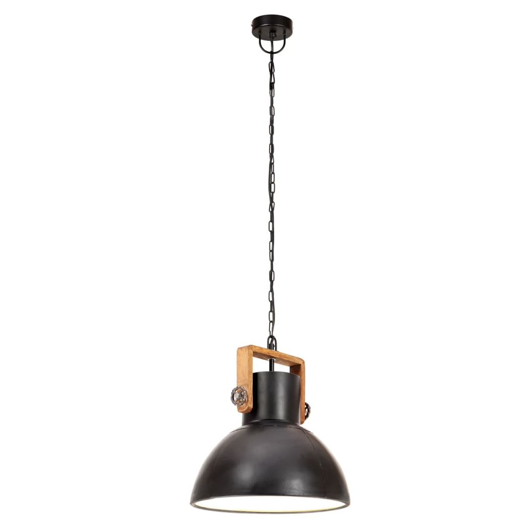 Industrial Hanging Lamp 25 W Black Round 30 cm E27
