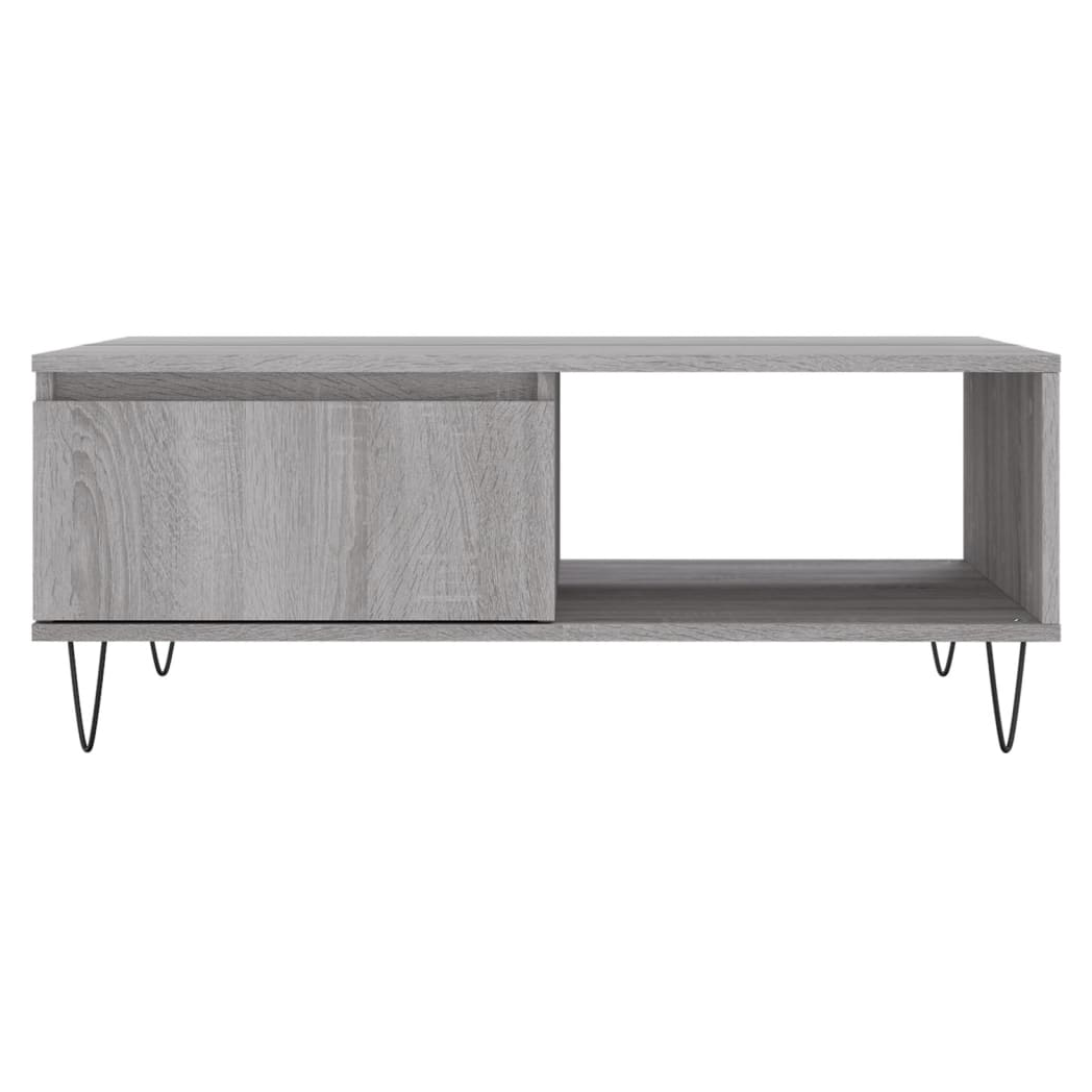 Coffee Table Grey Sonoma 90x60x35 cm Engineered Wood
