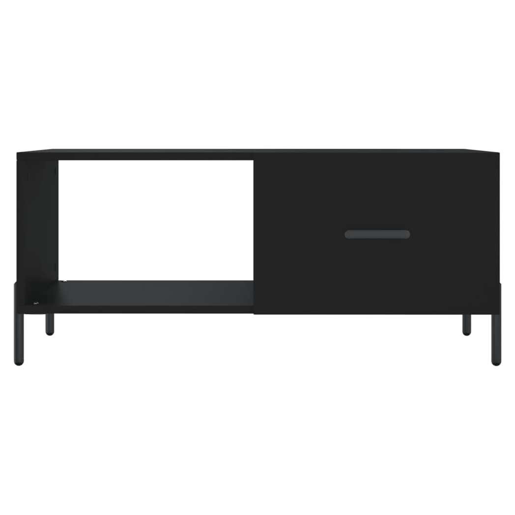 Coffee Table Black 90x50x40 cm Engineered Wood