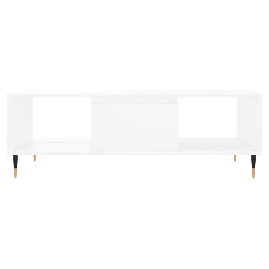 Coffee Table White 104x60x35 cm Engineered Wood