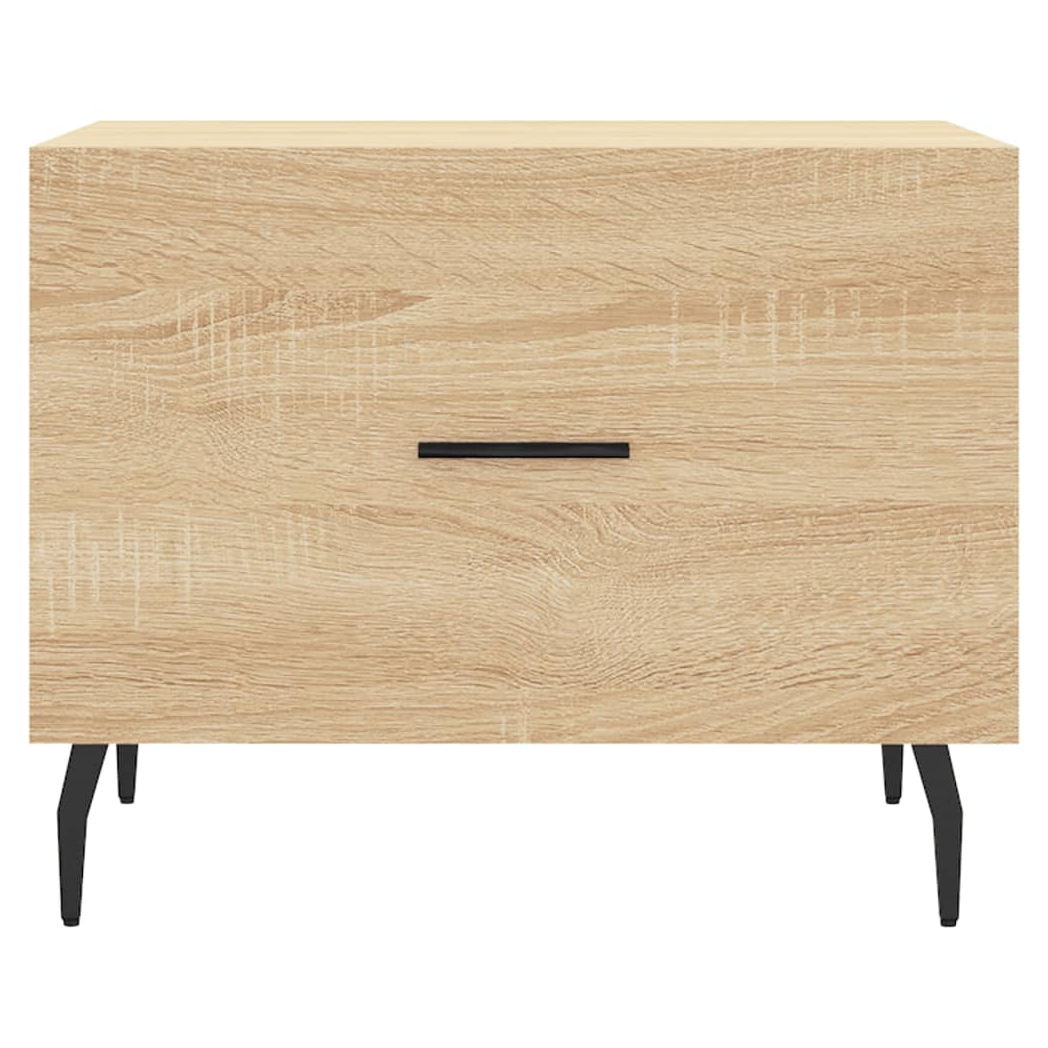 Coffee Table Sonoma Oak 50x50x40 cm Engineered Wood