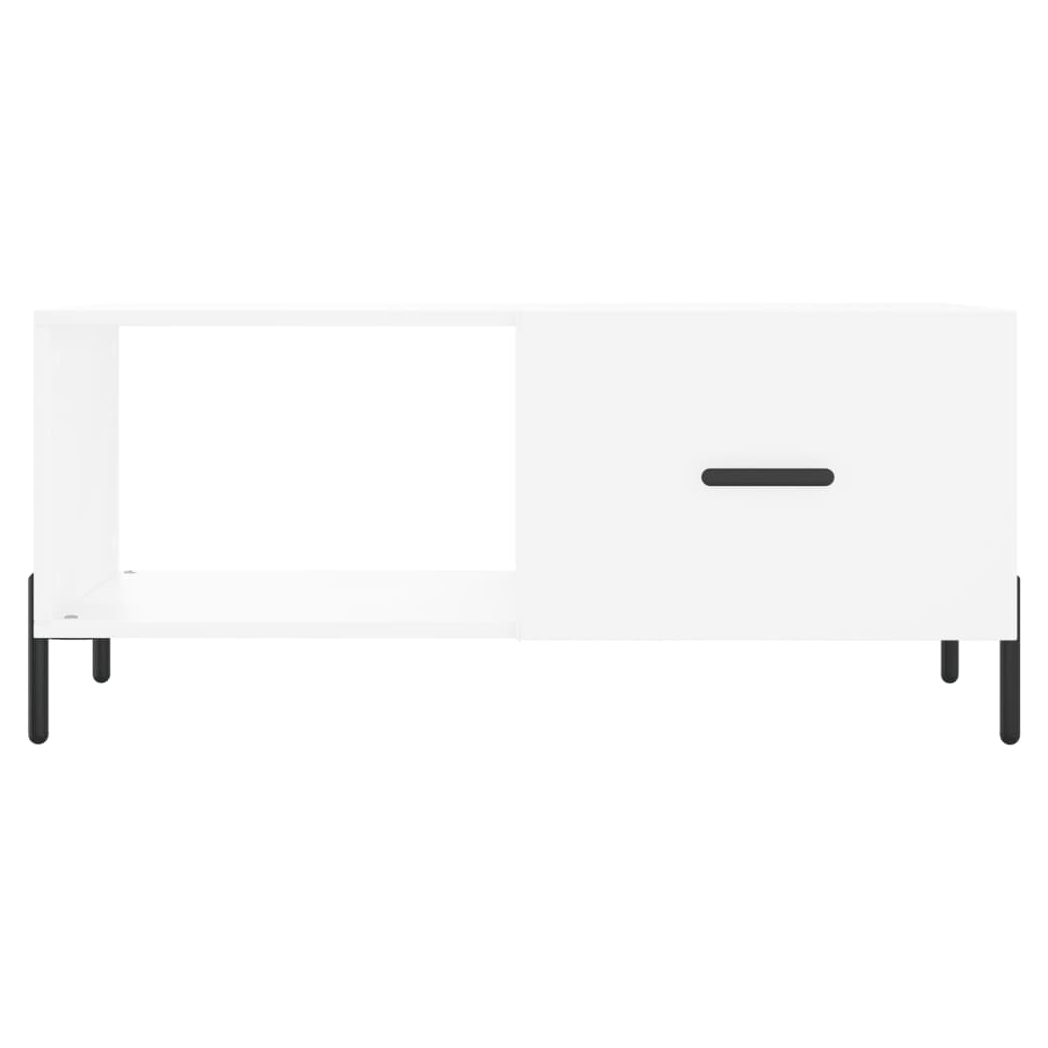 Coffee Table White 90x50x40 cm Engineered Wood