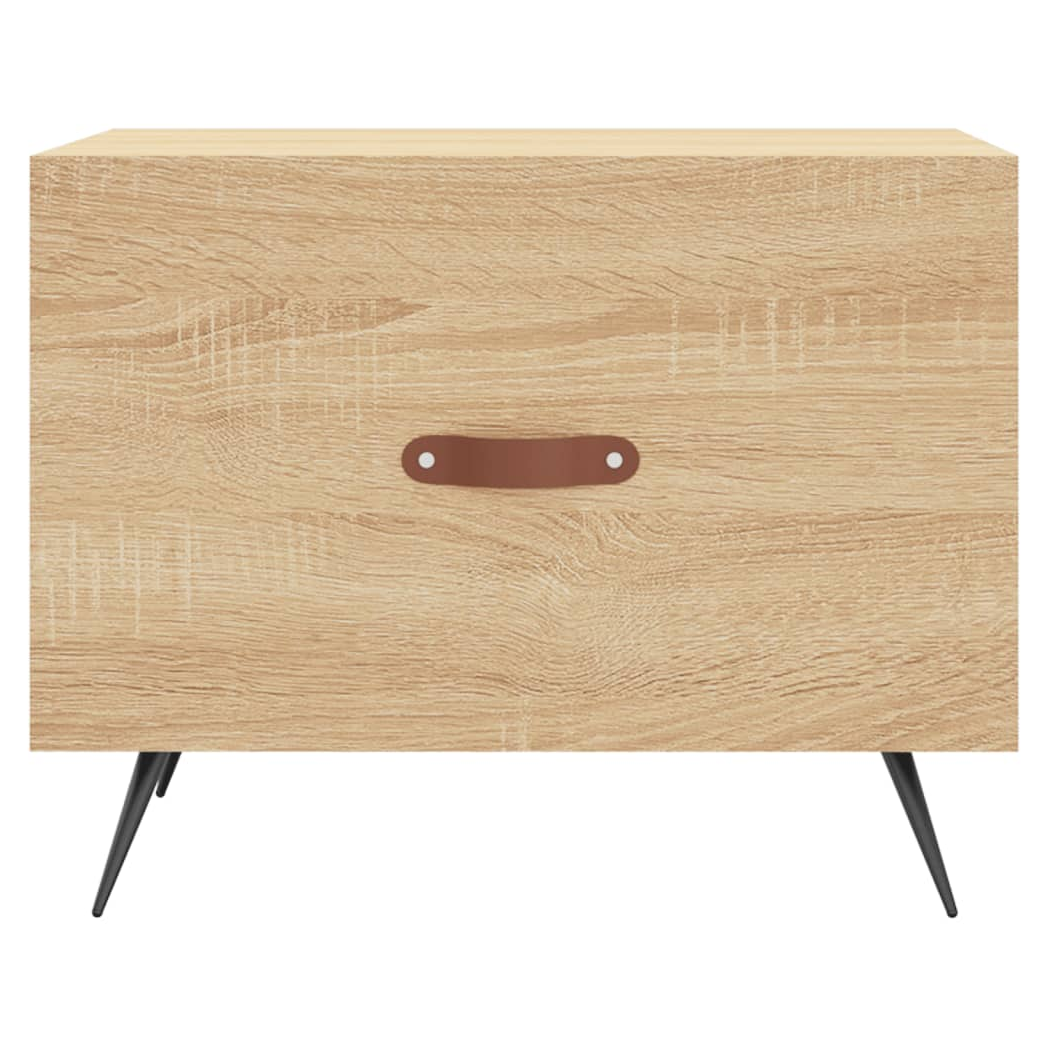 Coffee Table Sonoma Oak 50x50x40 cm Engineered Wood