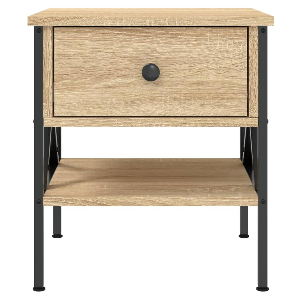 Bedside Table Sonoma Oak 40x42x45 cm Engineered Wood