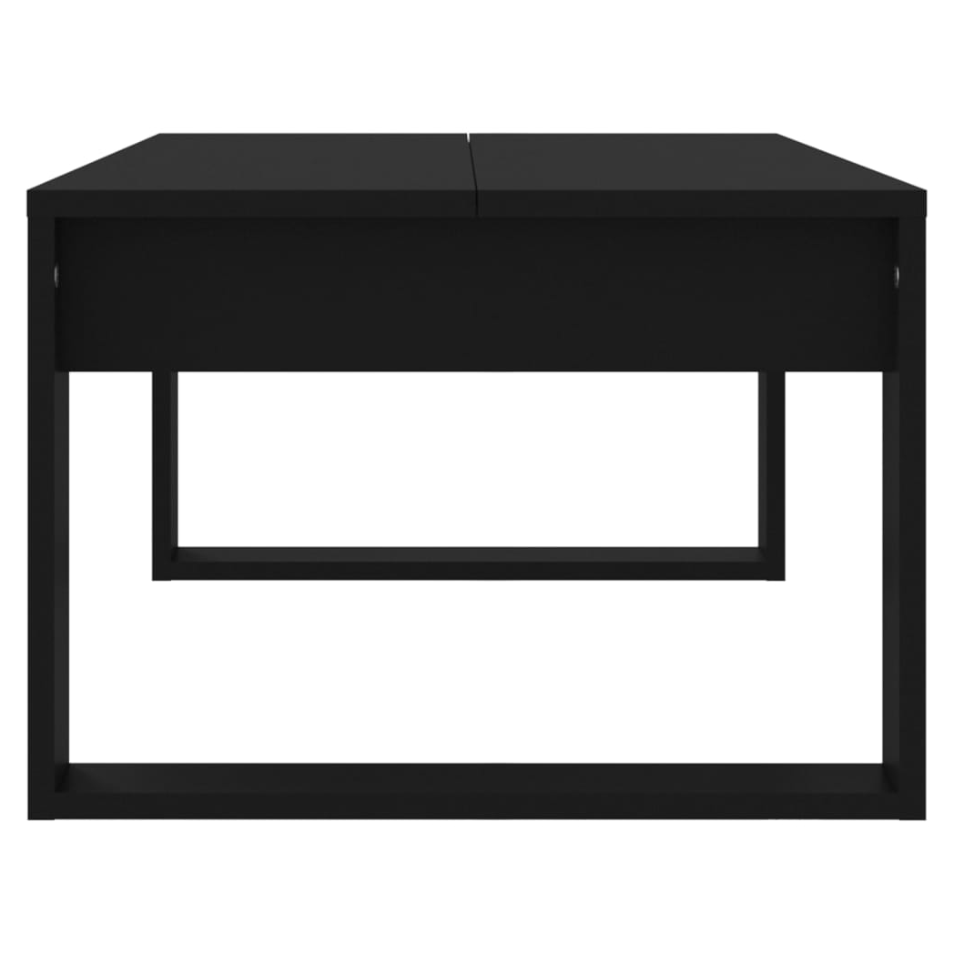 Coffee Table Black 102x50x35 cm Engineered Wood