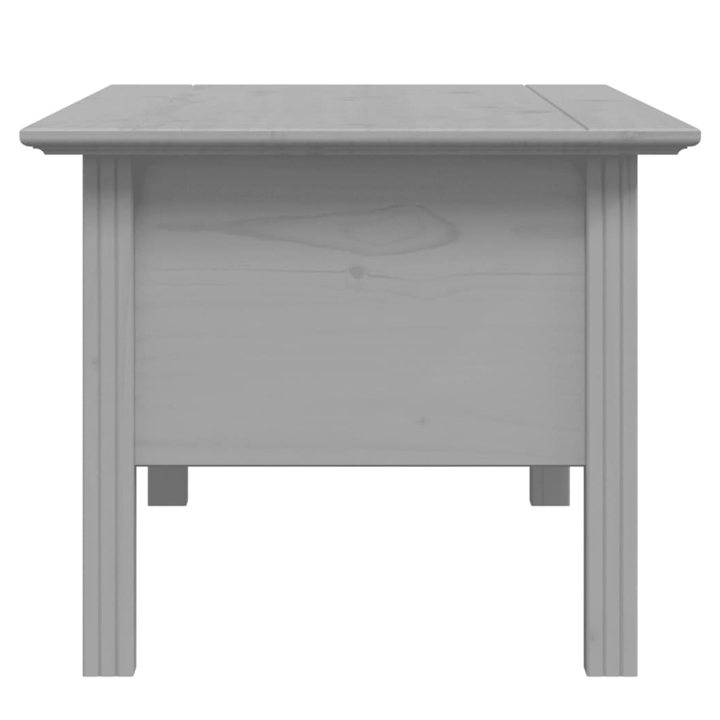 Coffee Table BODO Grey 100x55x45 cm Solid Wood Pine