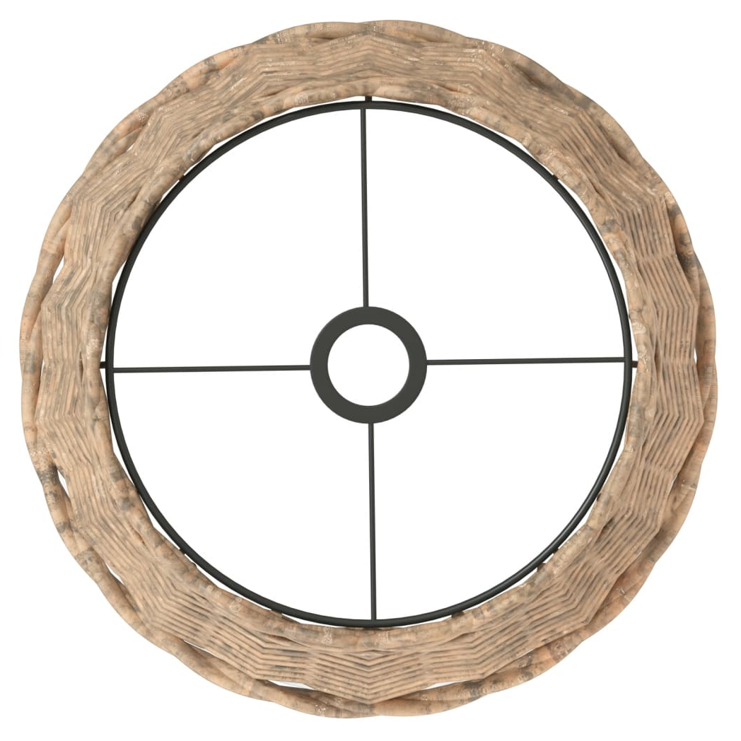 Ceiling Lamp Shade Brown 38x23 cm Wicker