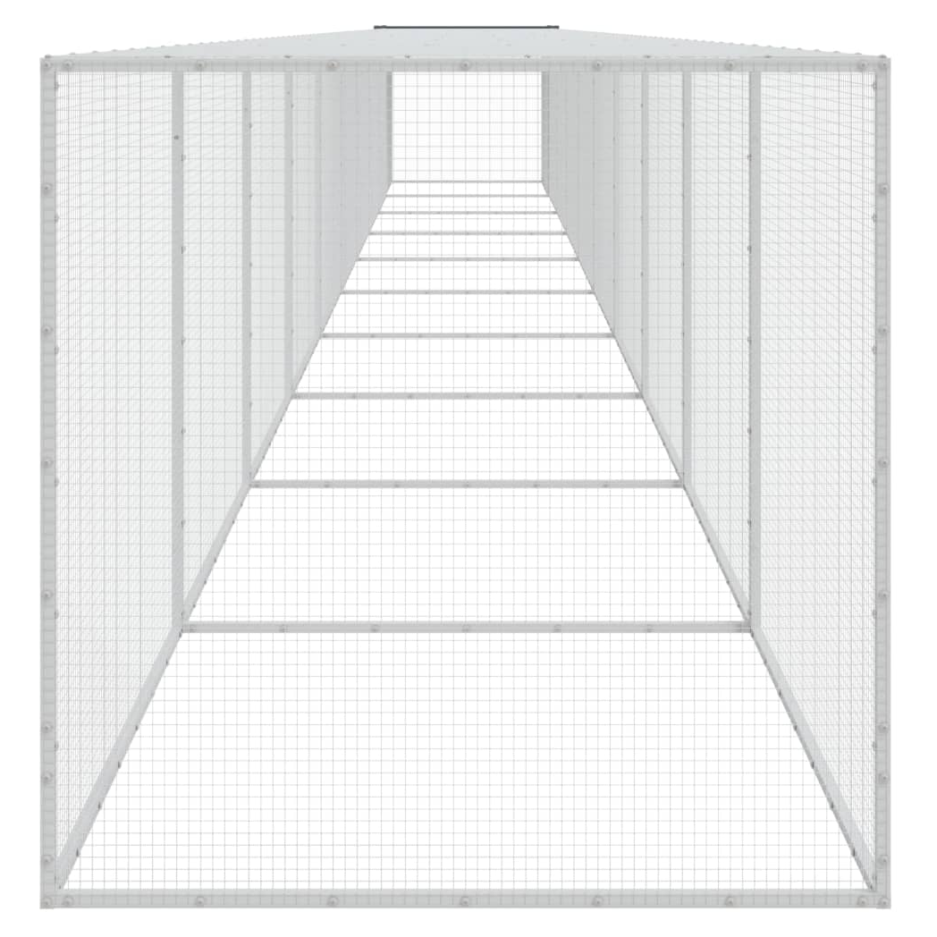 Chicken Cage with Roof Anthracite 1003x98x90 cm Galvanised Steel
