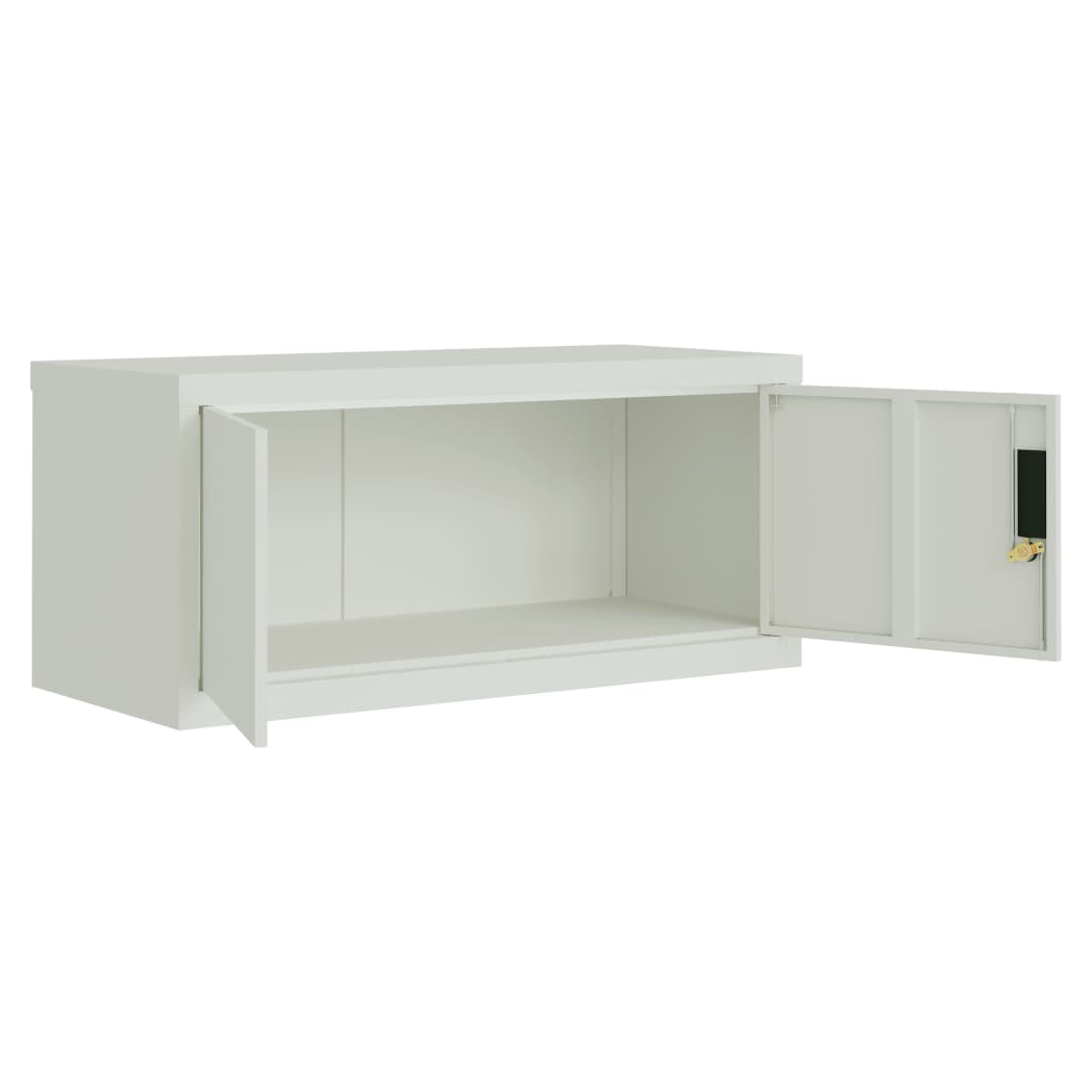 File Cabinet Light Grey 90x40x110 cm Steel