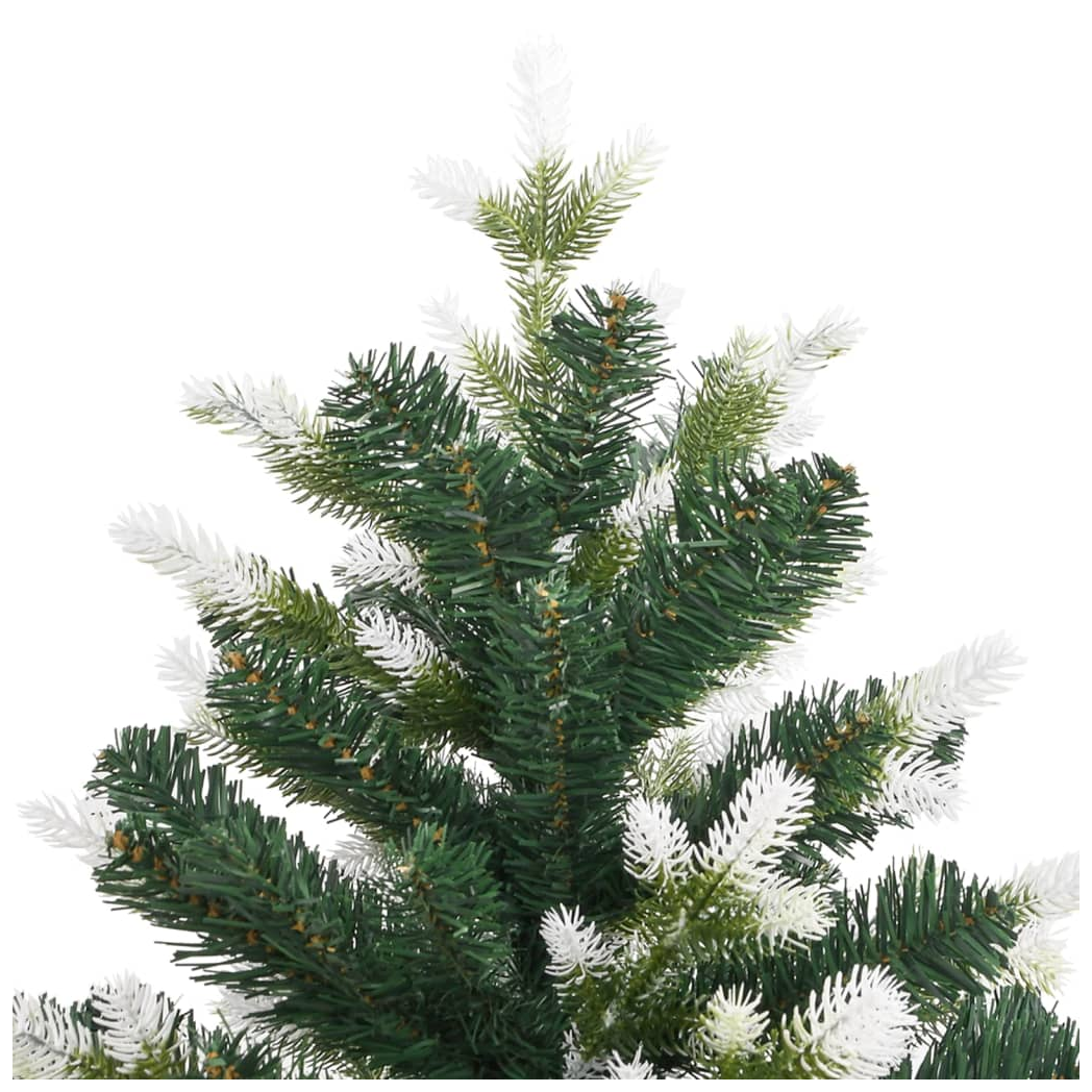 Artificial Hinged Christmas Tree with Flocked Snow 120 cm