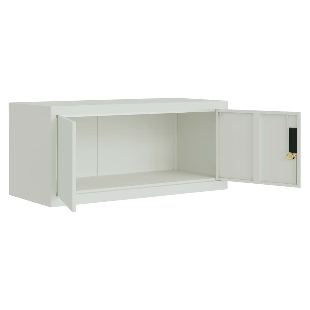File Cabinet Light Grey 90x40x180 cm Steel