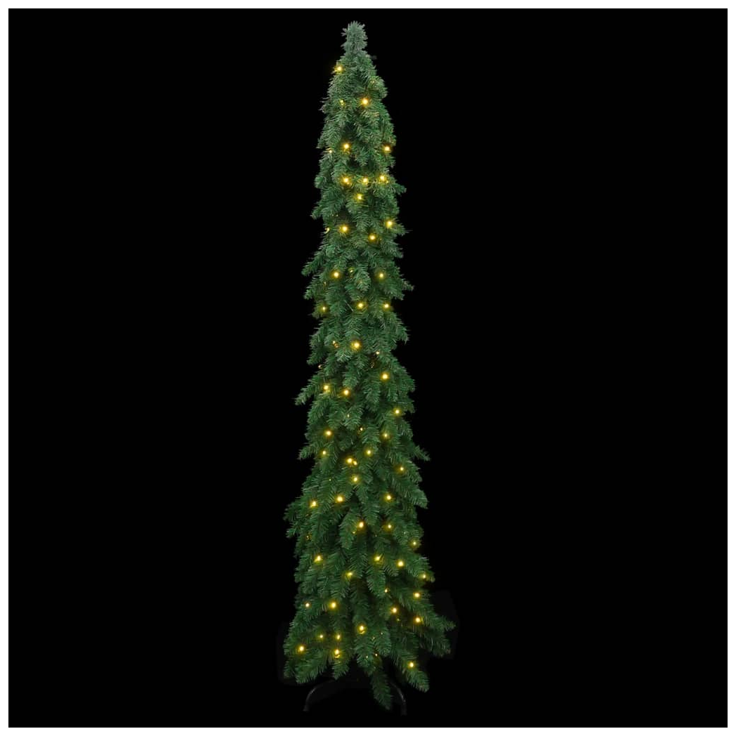 Artificial Pre-lit Christmas Tree with 130 LEDs 210 cm