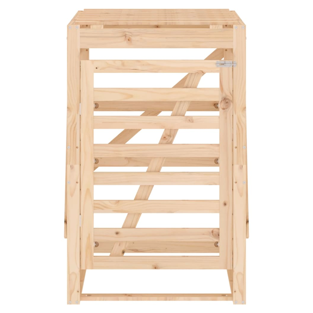 Wheelie Bin Storage 84x90x128.5 cm Solid Wood Pine