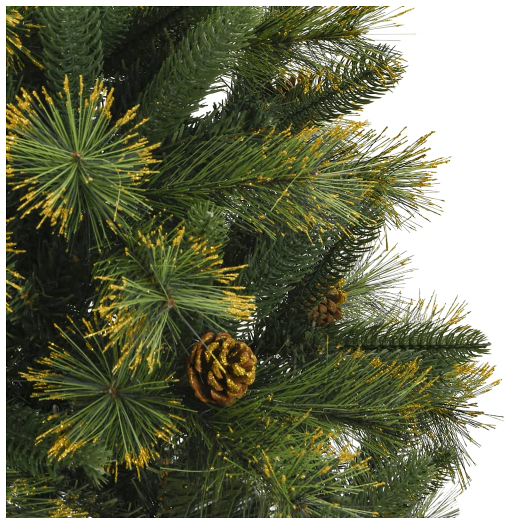 Artificial Hinged Christmas Tree with Cones 150 cm