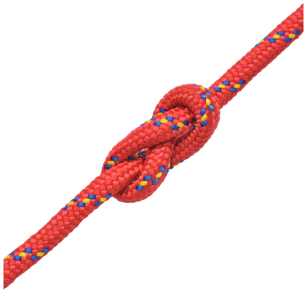 Boat Yacht Marine Rope Polypropylene 14 mm 50 m Red