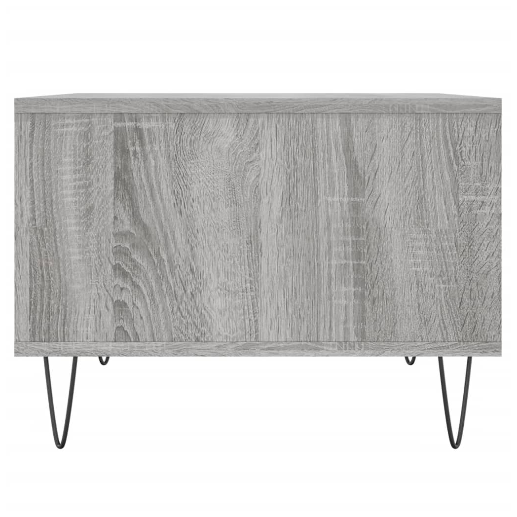Coffee Table Grey Sonoma 60x50x36.5 cm Engineered Wood